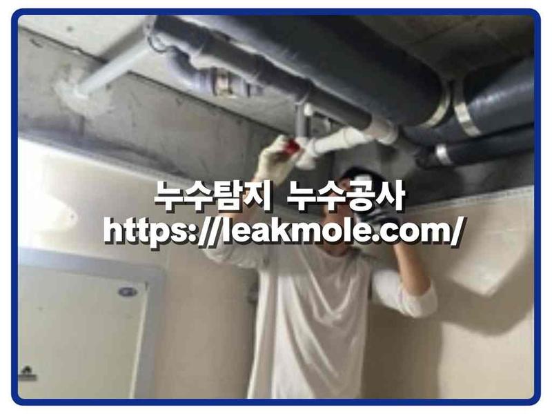 누수탐지 현장 작업 사진 8